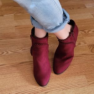 New Burgundy Booties